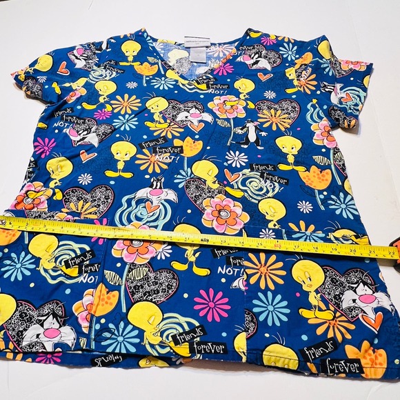 Looney Tunes Tweety Sabastian med blue background medical office childcare vet - Picture 11 of 11